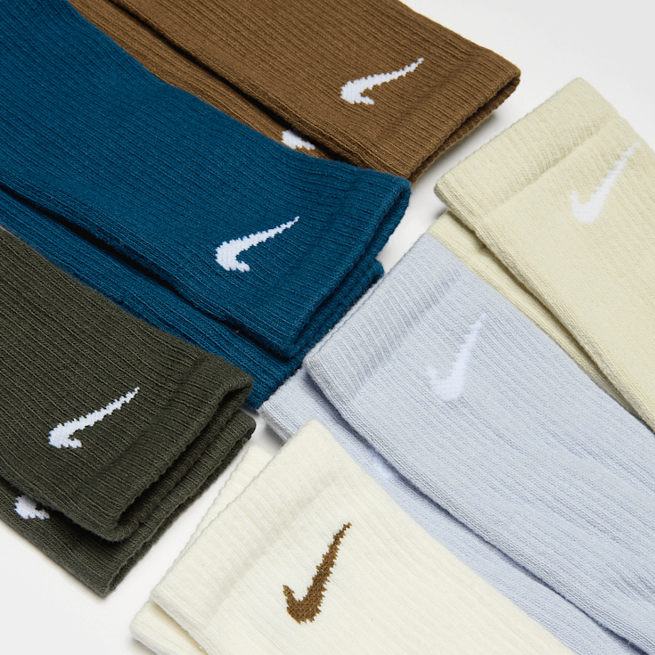 Nike Everyday Plus Cushioned Crew 6'lı Antrenman Çorapları