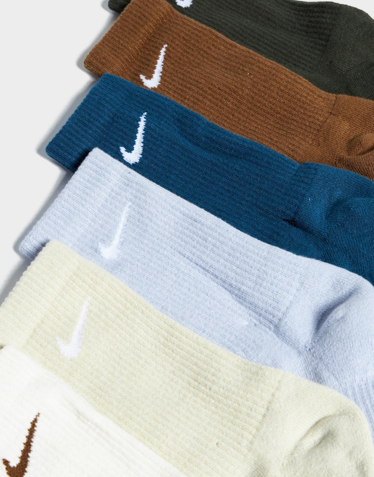 Nike Everyday Plus Cushioned Crew 6'lı Antrenman Çorapları