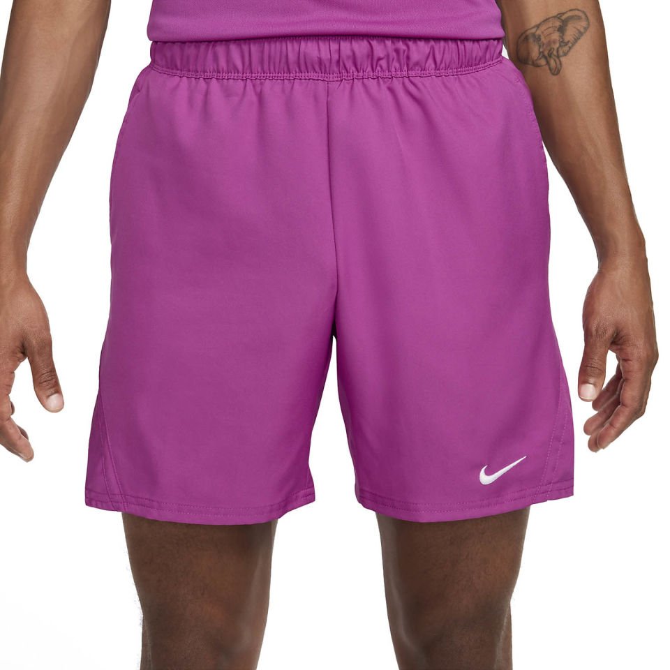 Nike Court Dri-Fit Victory 7In Shorts Hot Fuchsia/White
