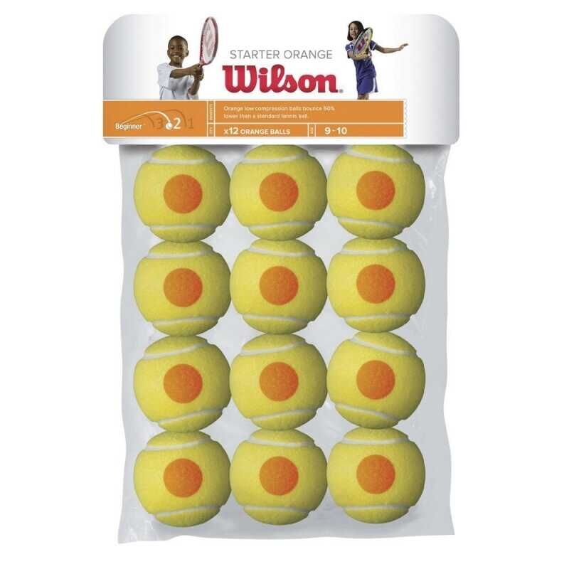 Wilson Tenis Topu Starter Jr 12Li Çocuk Turuncu