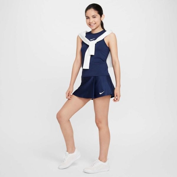 Nike Court Victory Skirt Girl Midnight Navy/White