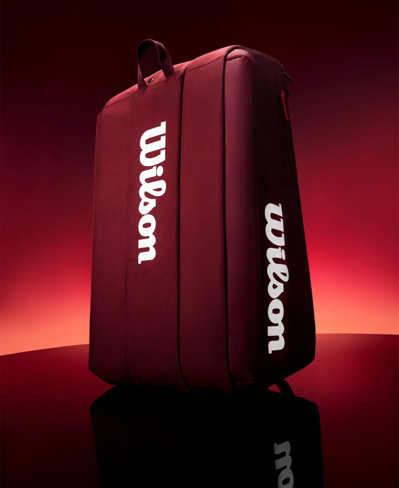 Wilson Defyer V1 9'lu Tenis Raket Çantası – Kırmızı