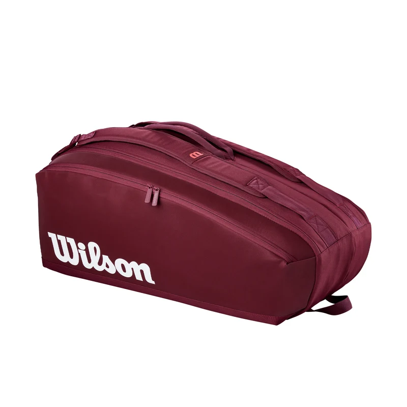 Wilson Defyer V1 9'lu Tenis Raket Çantası – Kırmızı