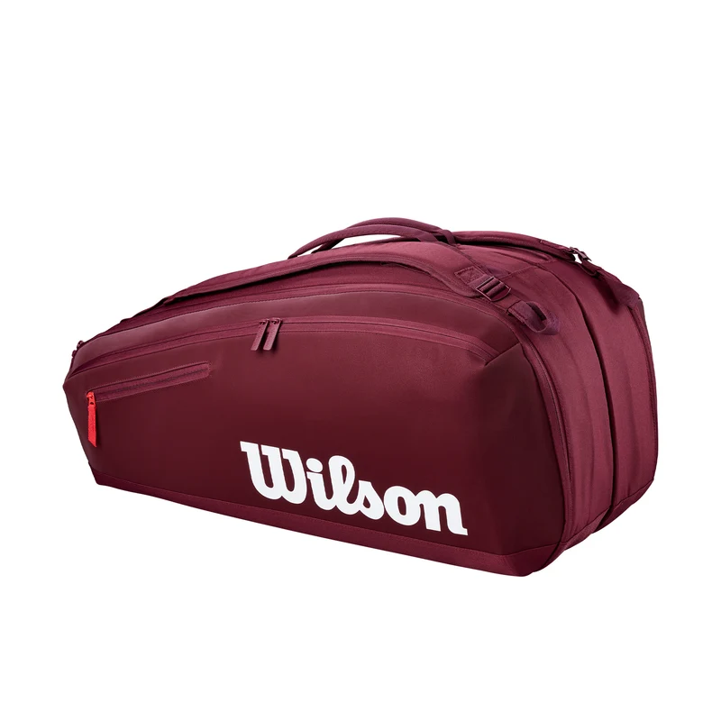 Wilson Defyer V1 9'lu Tenis Raket Çantası – Kırmızı