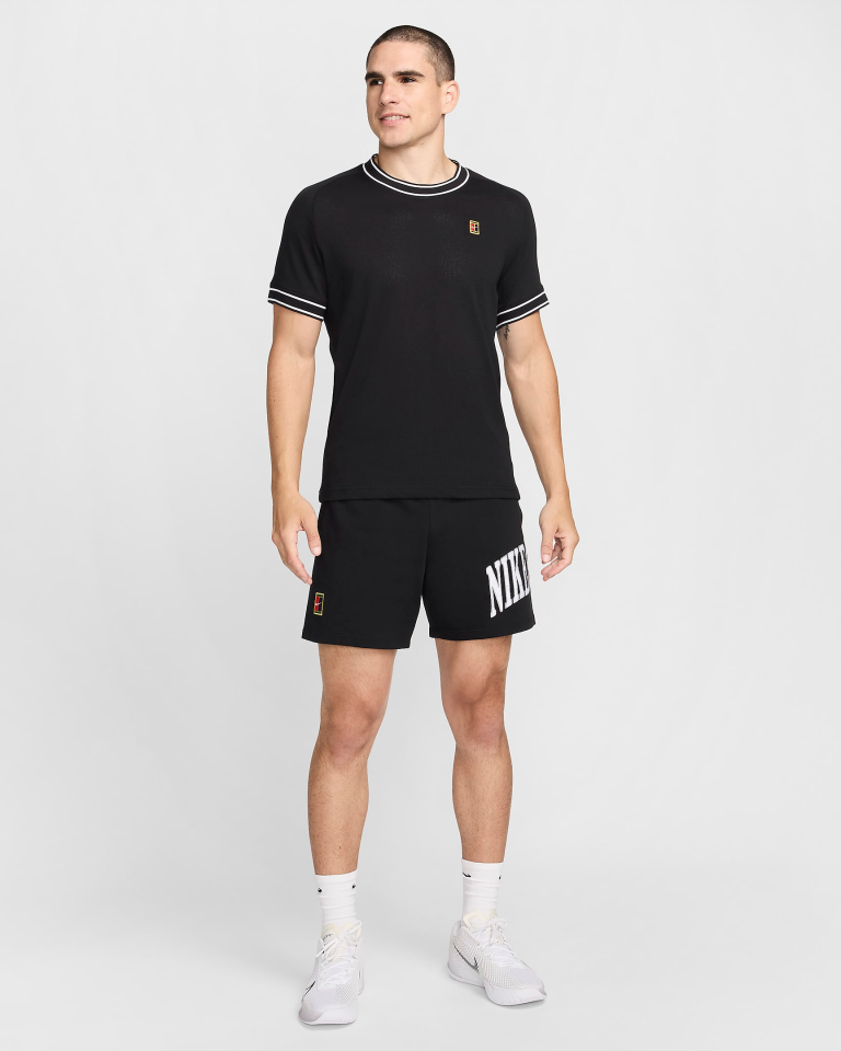 Nikecourt Heritage Tenis Tişörtü