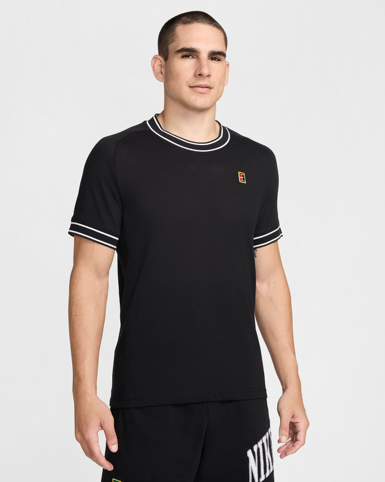 Nikecourt Heritage Tenis Tişörtü