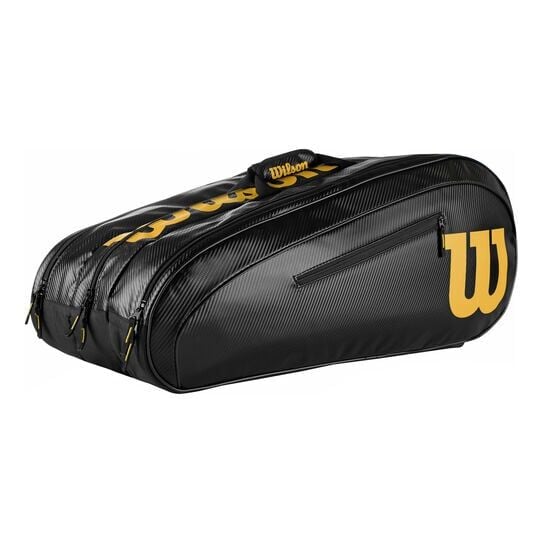 Wilson Elite Racket Bag 15 Pack Special Edition - Black, Gold