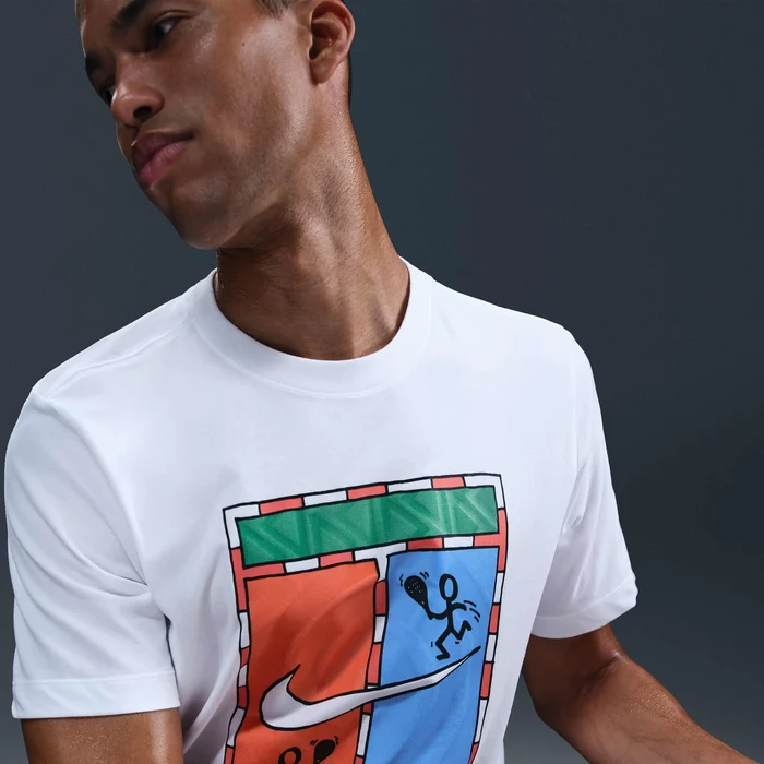 NikeCourt Dri-FIT Erkek Tenis Tişörtü