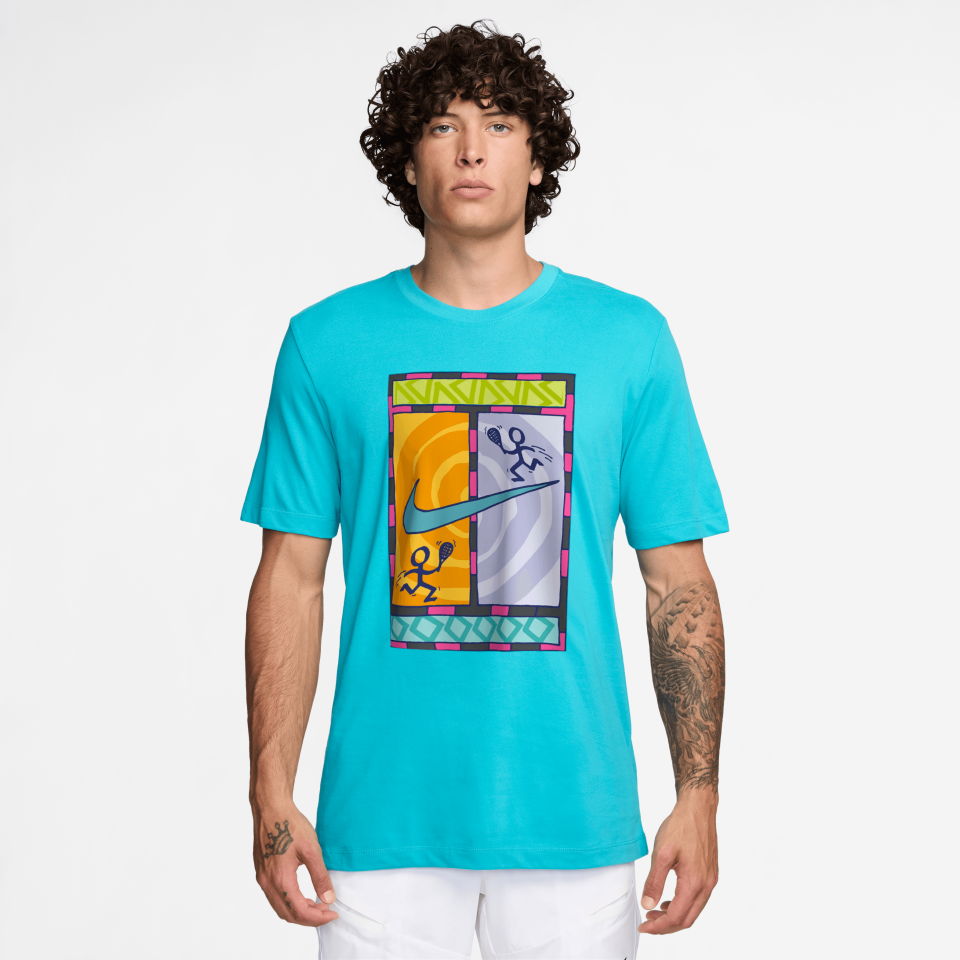 NikeCourt Dri-FIT Erkek Tenis Tişörtü