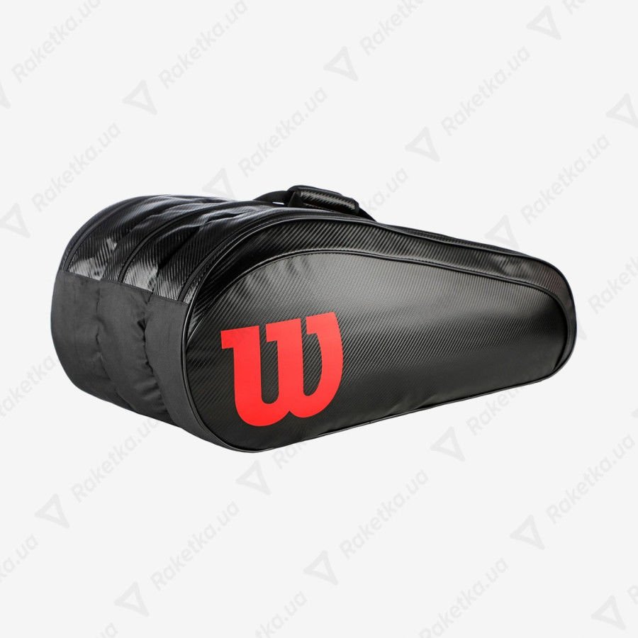 Wilson Elite Racket Bag 15 Pack Special Edition - Black, Red