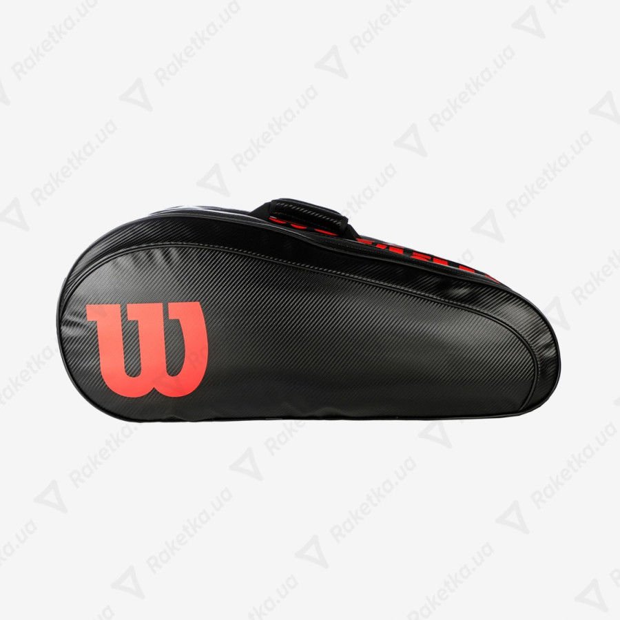 Wilson Elite Racket Bag 15 Pack Special Edition - Black, Red