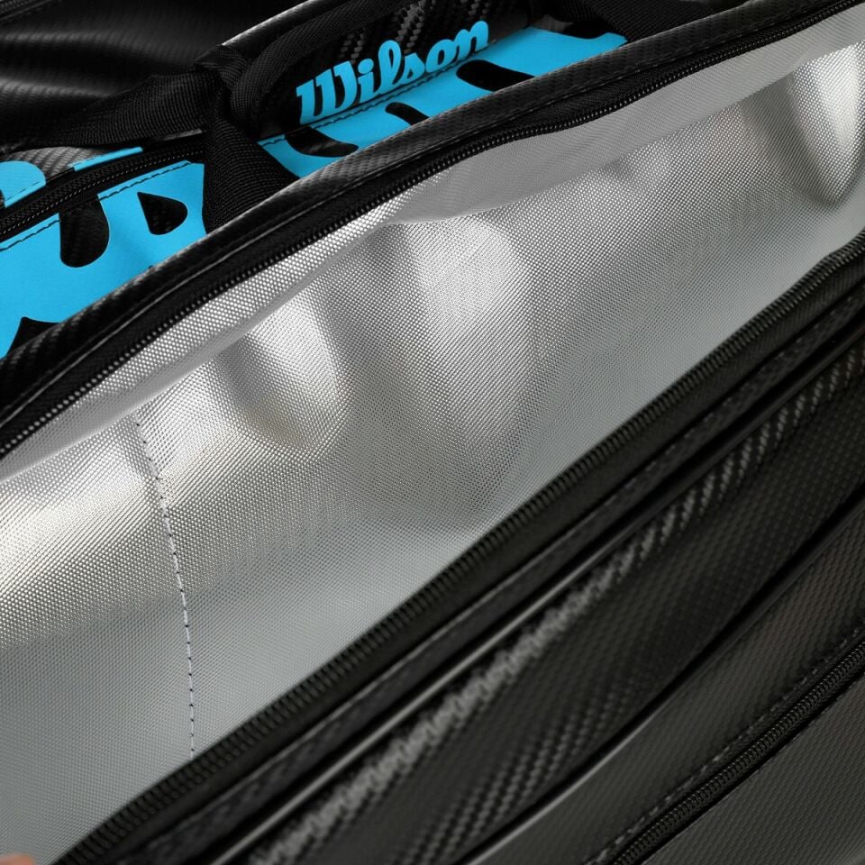 Wilson Elite Racket Bag 15 Pack Special Edition - Black, Blue