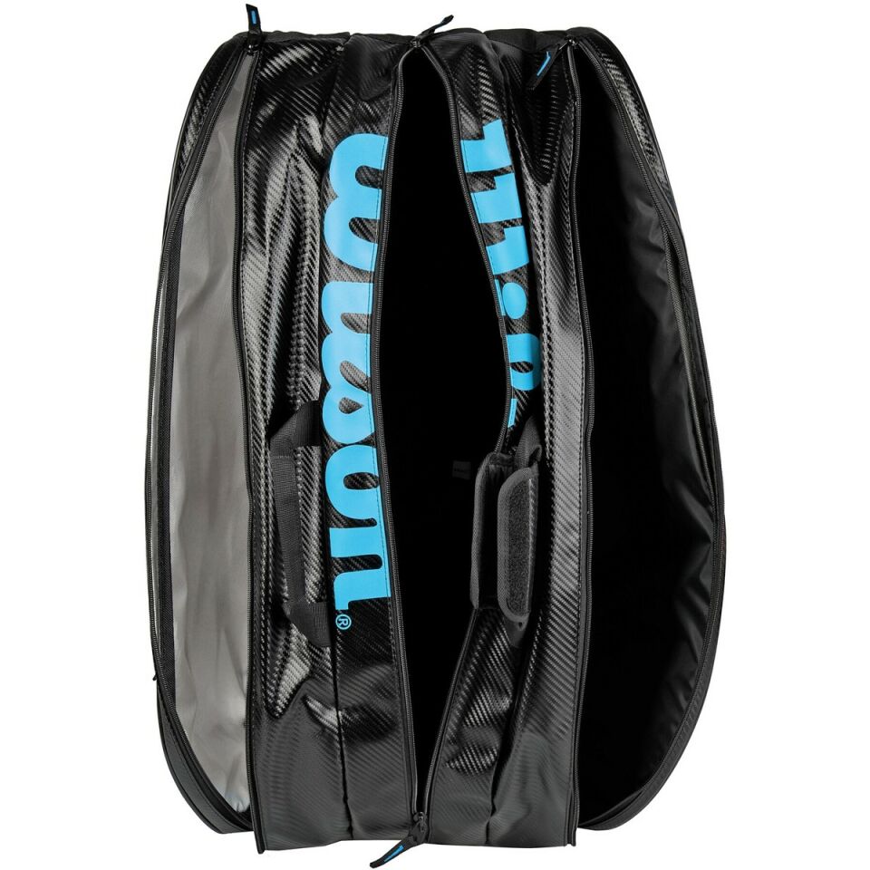 Wilson Elite Racket Bag 15 Pack Special Edition - Black, Blue
