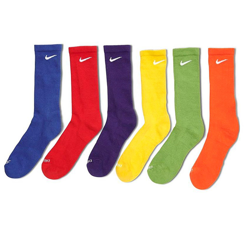 Nike Everyday Plus Cushioned Crew Antrenman Çorapları (6 Çift)