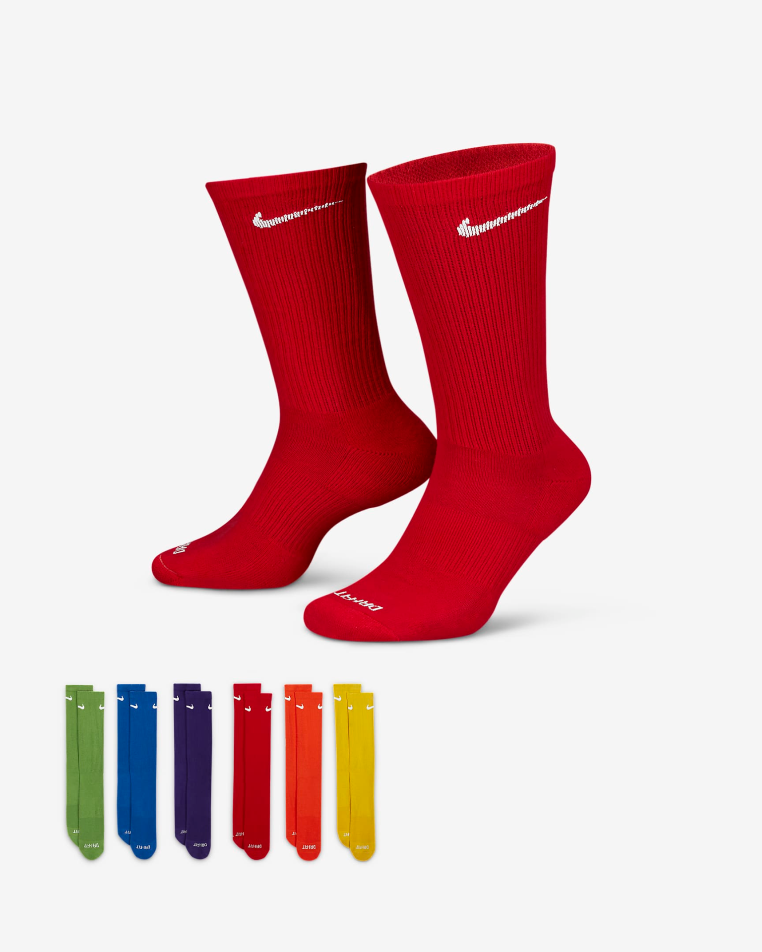 Nike Everyday Plus Cushioned Crew Antrenman Çorapları (3 Çift)