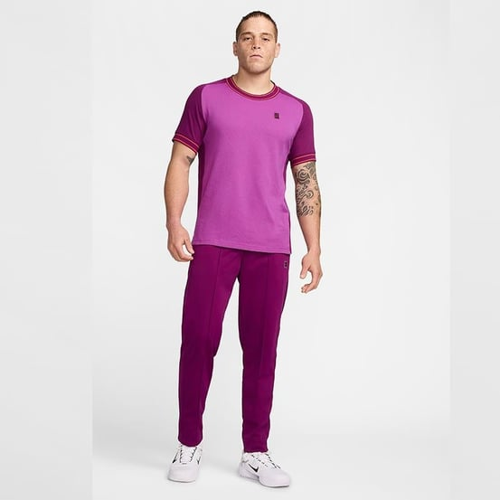 Nikecourt Heritage Kısa Kollu Erkek Tenis Üstü