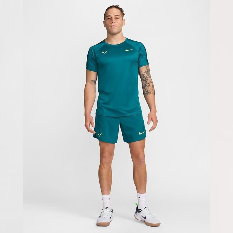 Nike Dri-Fit Rafa Challenger Kısa Kollu Erkek Tenis Üstü