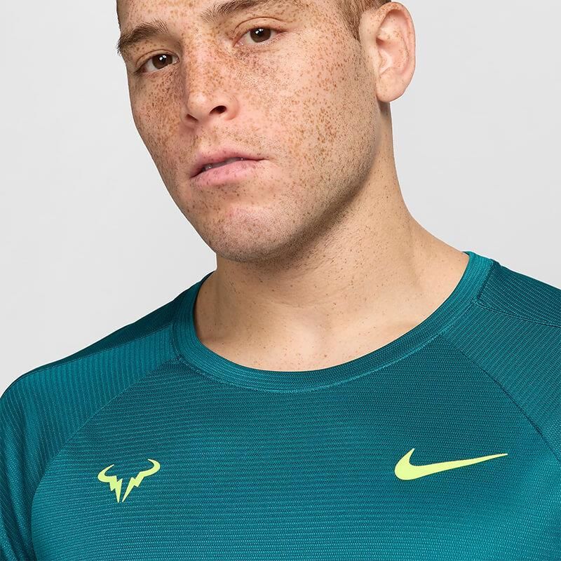 Nike Dri-Fit Rafa Challenger Kısa Kollu Erkek Tenis Üstü