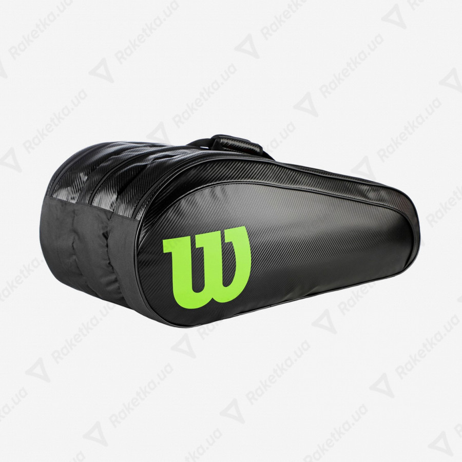 Wilson Elite Racket Bag 15 Pack Special Edition - Black, Green