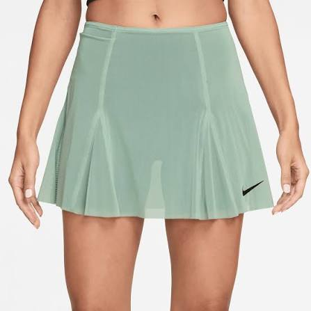 Nike Court Slam High-Rise Kadın Yeşil Tenis Eteği