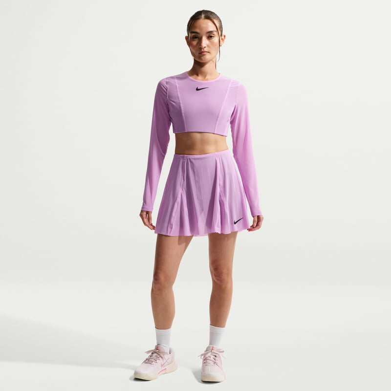 Nike Court Slam High-Rise Kadın Pembe Tenis Eteği