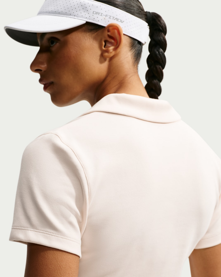 NikeCourt Heritage Kısa Kollu Crop Kadın Tenis Polo Üstü