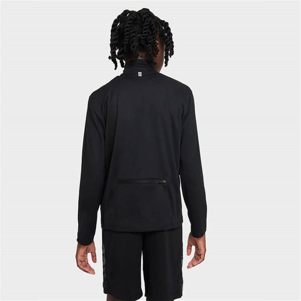 Nike Dri-Fit Poly+ Çeyrek Fermuarlı Erkek Çocuk Antrenman Üstü