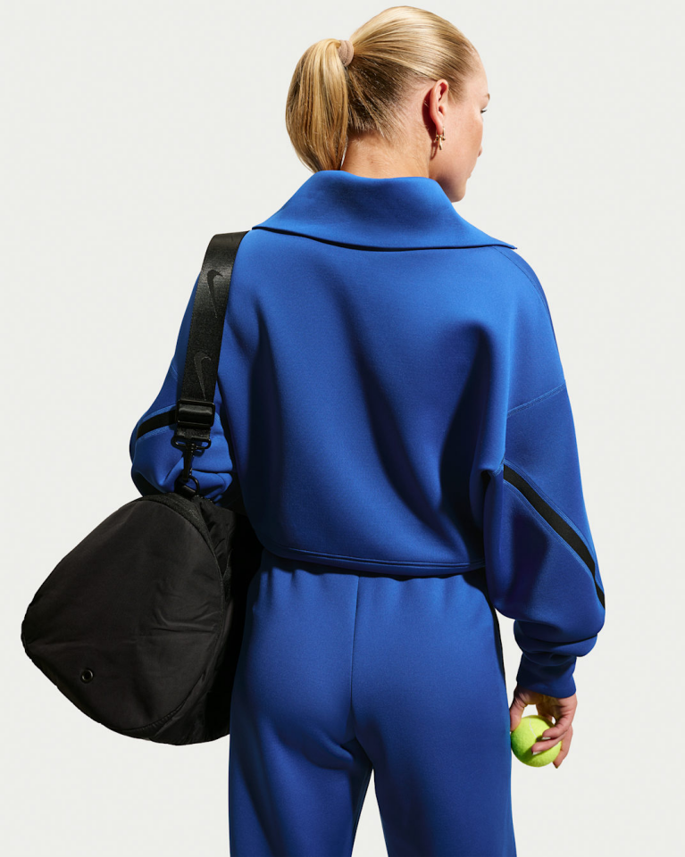 NikeCourt Advantage Dri-FIT Kadın Tenis Ceketi - Mavi