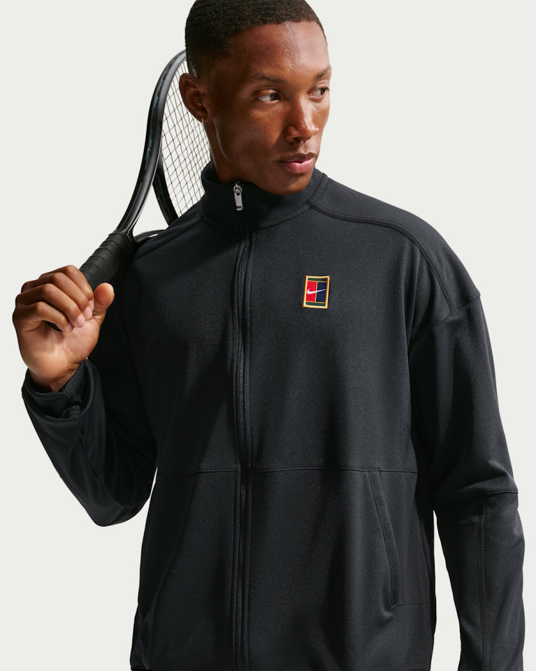 Nike Court Heritage Erkek Beyaz Tenis Eşofman Üstü