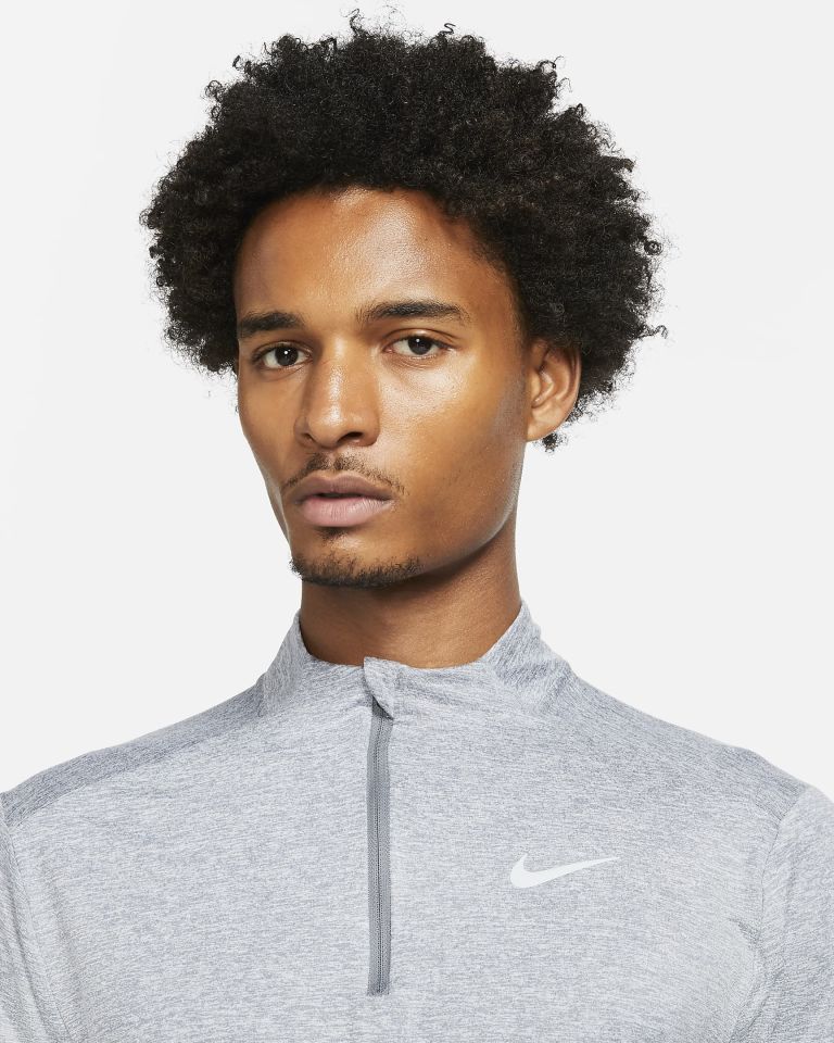 Nike Dri-Fit Çeyrek Fermuarlı Erkek Koşu Üstü