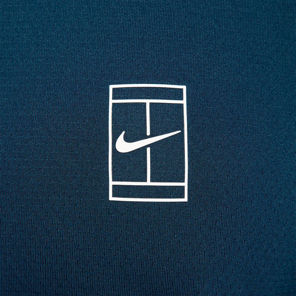 NikeCourt Advantage Dri-FIT Polo Yaka Tenis T-Shirt - Petrol