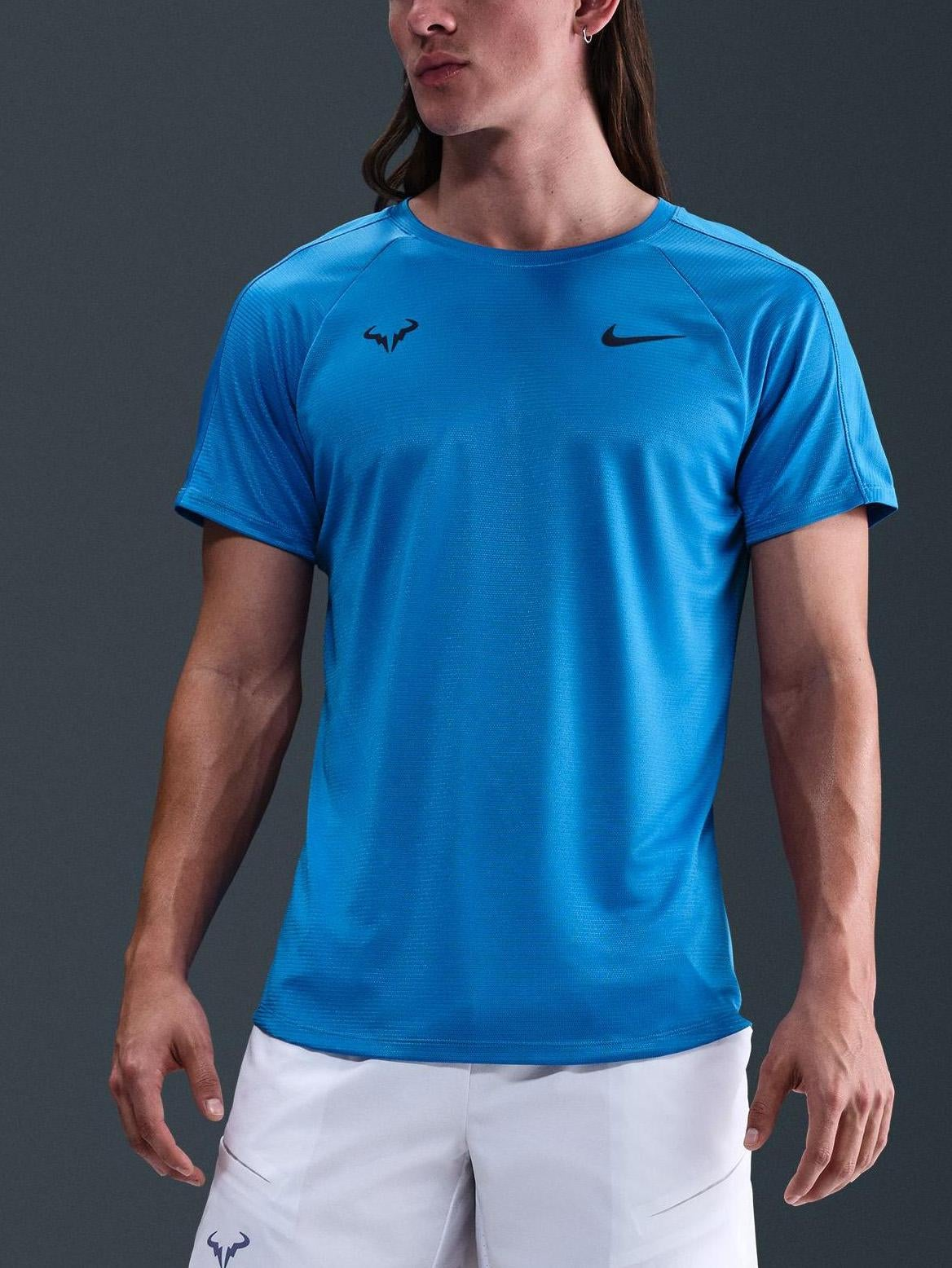 Rafa Challenger Nike Dri-FIT Kısa Kollu Erkek Tenis Üstü