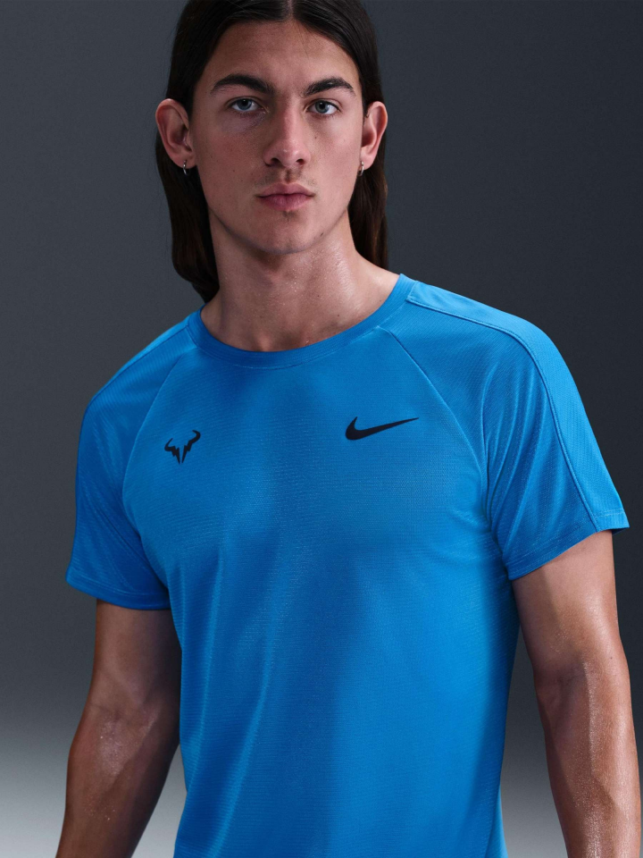 Rafa Challenger Nike Dri-FIT Kısa Kollu Erkek Tenis Üstü
