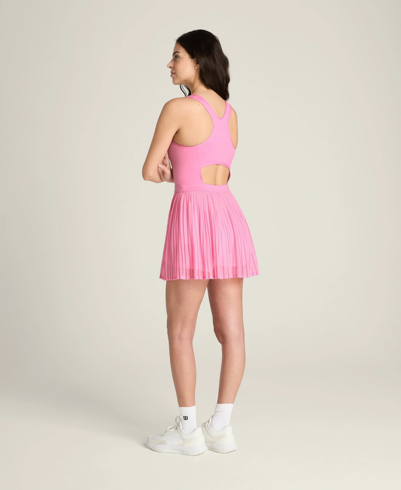 Wilson Pleated Mesh Dress
