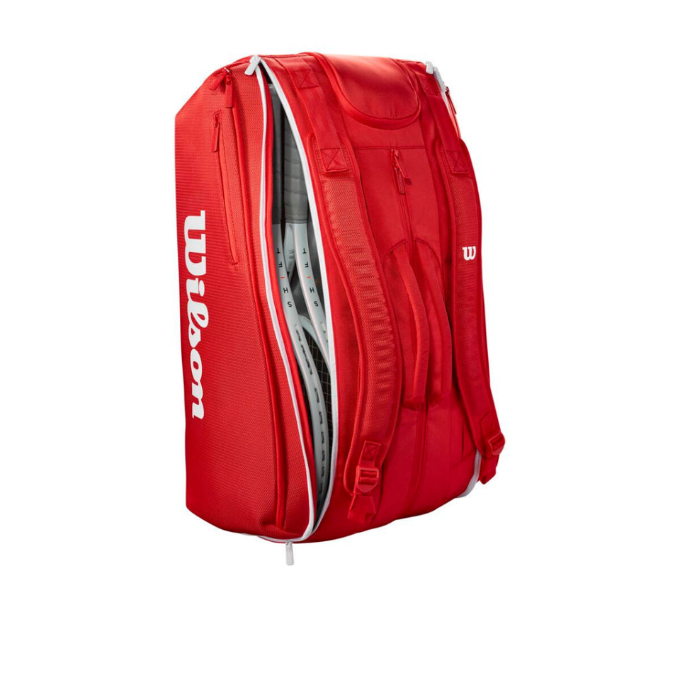 Wilson Tenis Çantası Super Tour Wilson Kırmızı 15PK