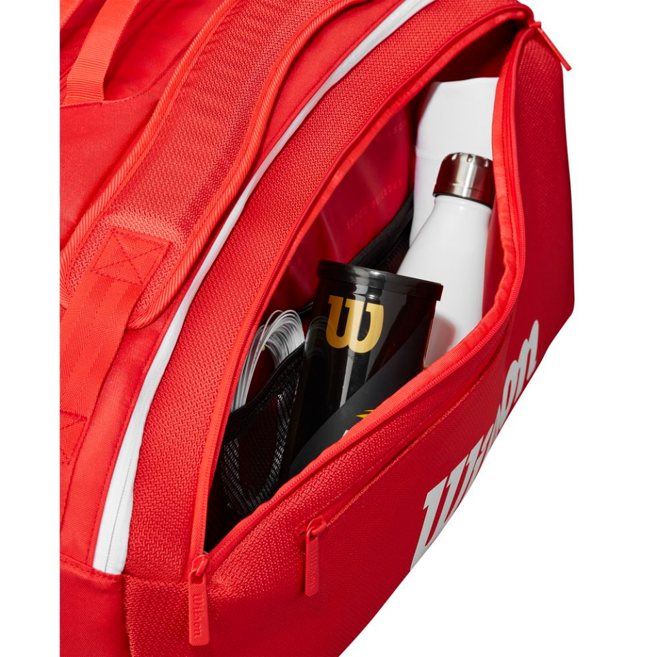 Wilson Tenis Çantası Super Tour Wilson Kırmızı 15PK