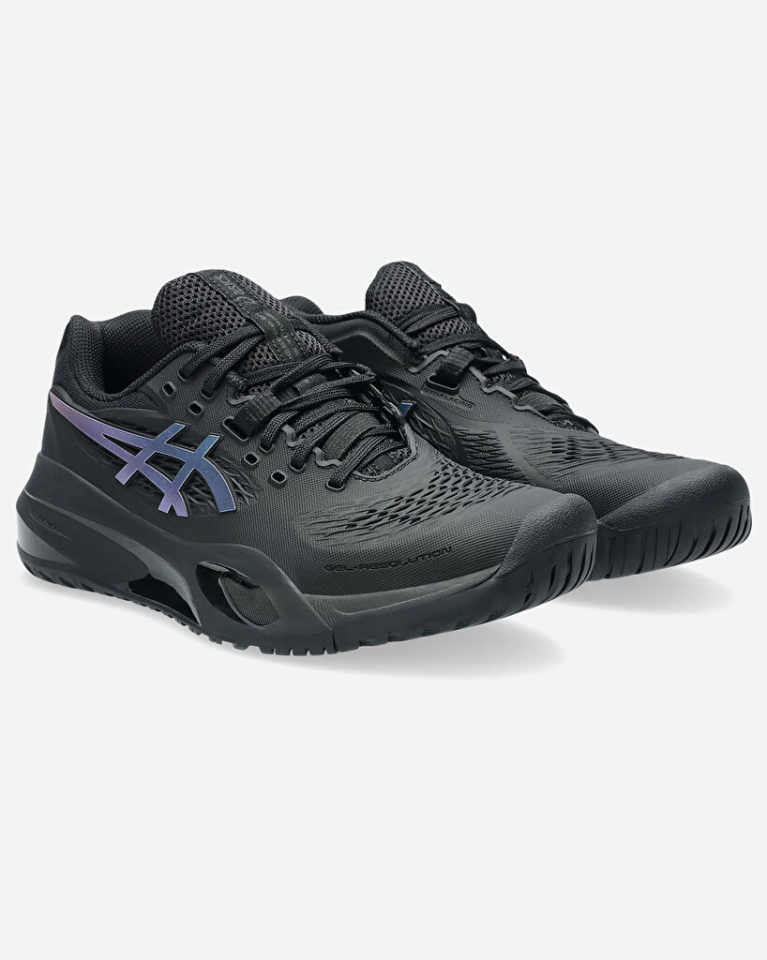 Asics Gel-resolution X Night Energy Kadın Siyah (SERT ZEMİN) Tenis Ayakkabısı