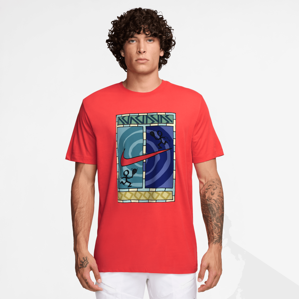 NikeCourt Dri-FIT Erkek Tenis Tişörtü
