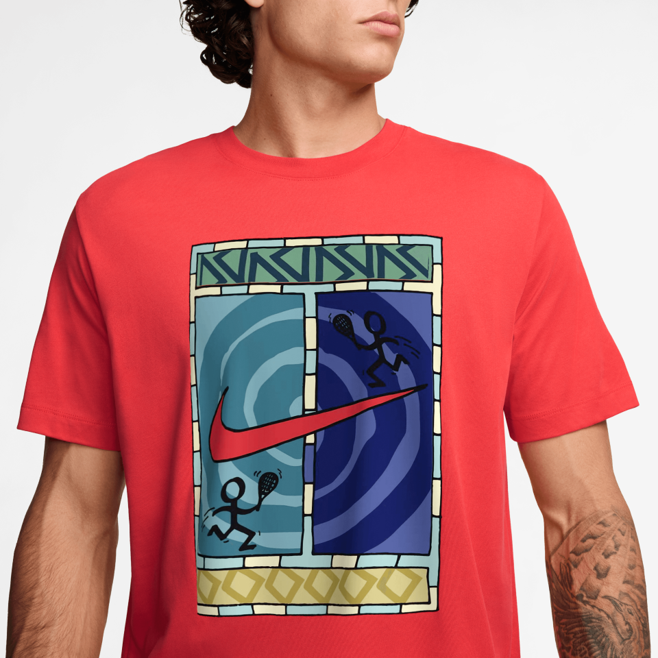 NikeCourt Dri-FIT Erkek Tenis Tişörtü