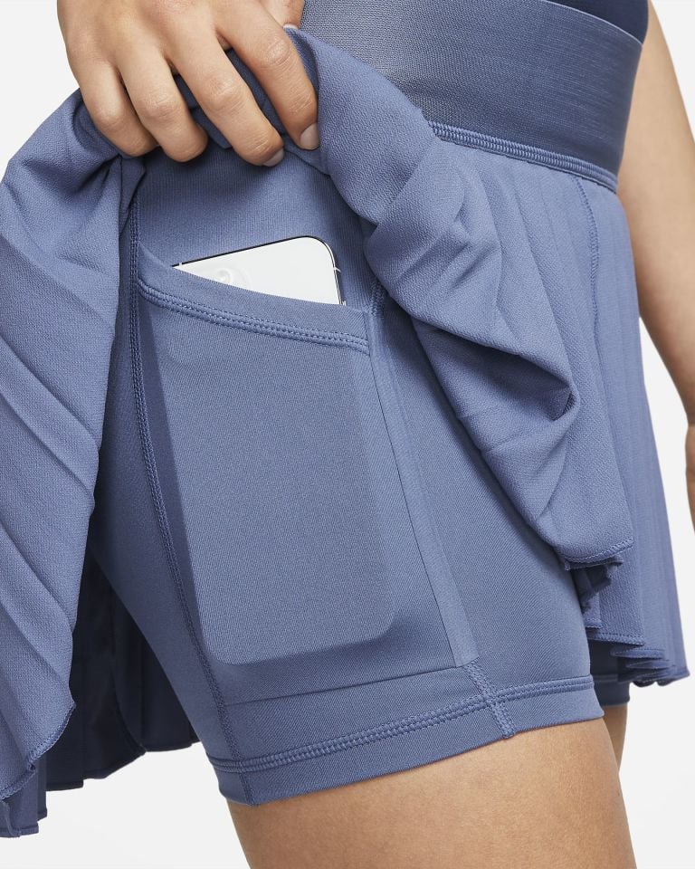 Nikecourt Dri-Fit Advantage Pileli Kadın Tenis Eteği