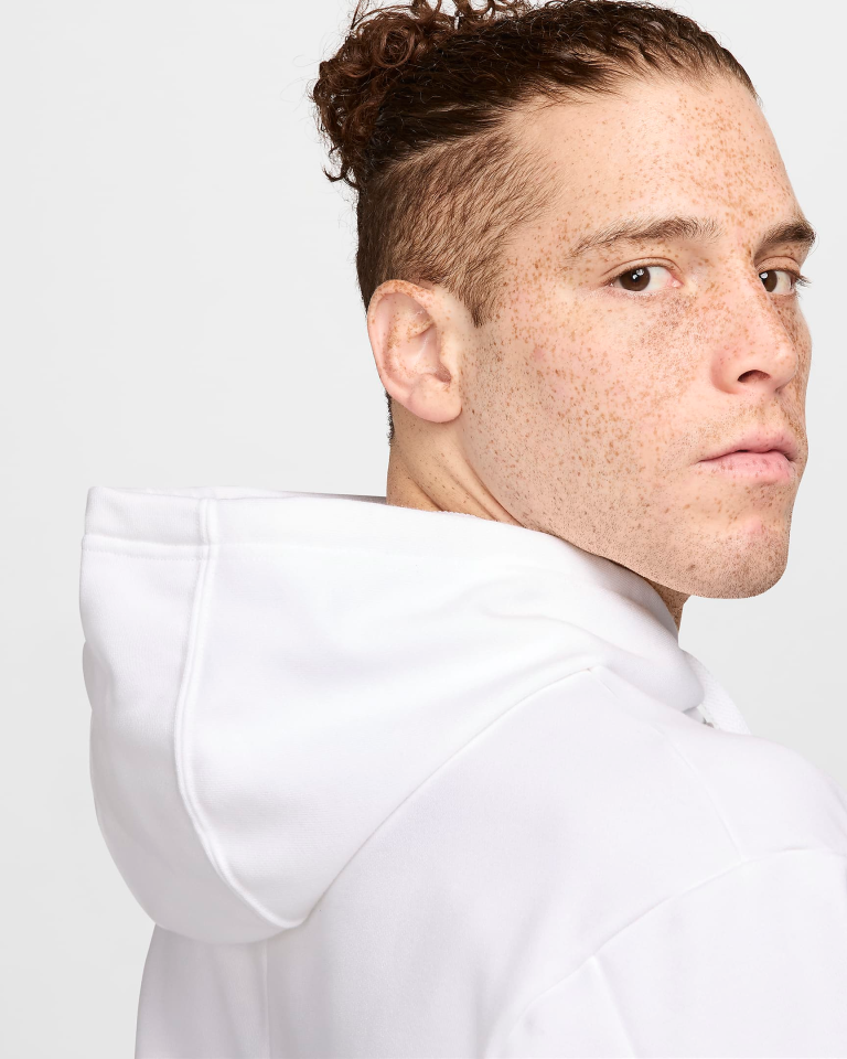 NikeCourt Dri-FIT Fleece Heritage Hoodie Erkek Sweatshirt