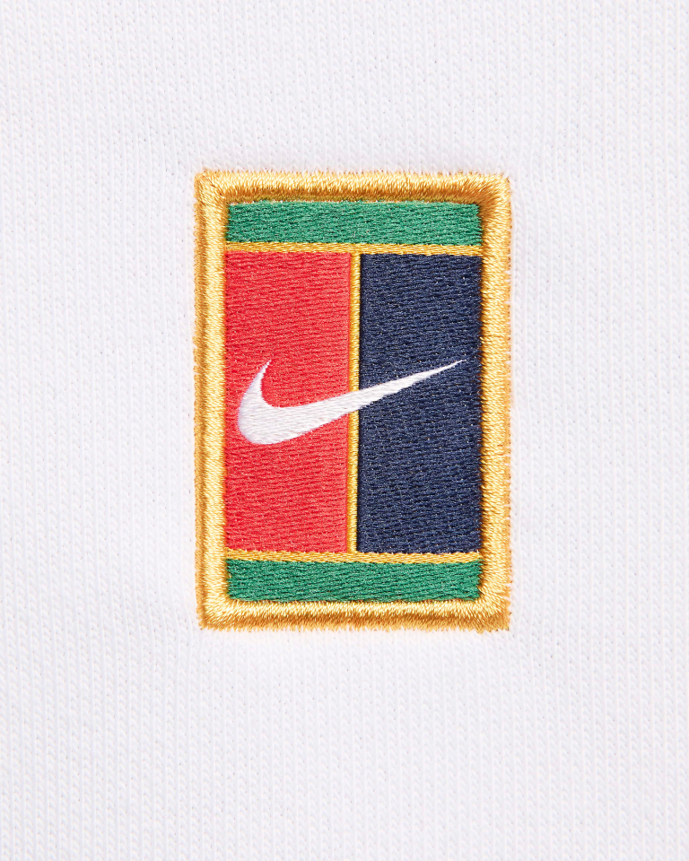 NikeCourt Dri-FIT Fleece Heritage Hoodie Erkek Sweatshirt