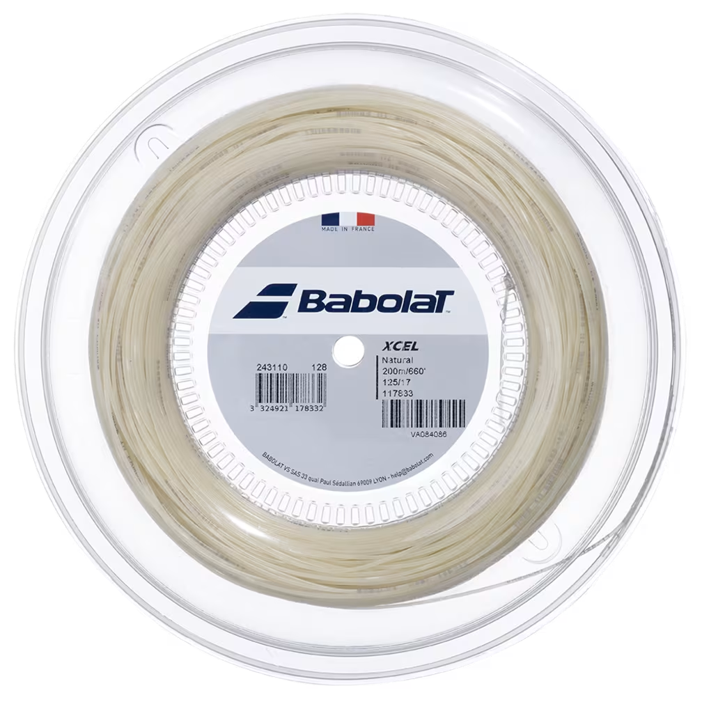 Babolat Xcel 1.25 Natural Renk 200m Rulo Kordaj