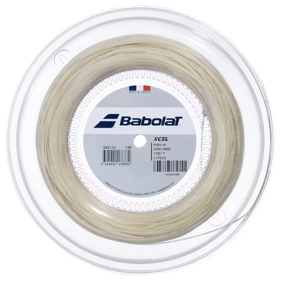 Babolat Xcel 1.25 Natural Renk 200m Rulo Kordaj