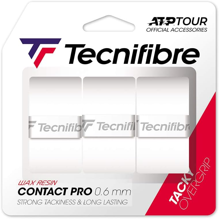Tecnifibre CONTACT PRO BEYAZ OVERGRIP 3'LÜ PAKET (0,6 mm)