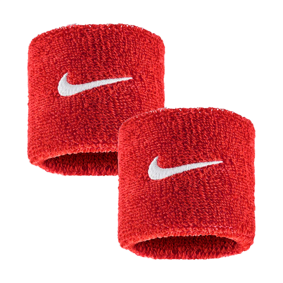 Nike Swoosh Classic 2'li Havlu Bileklik - Kırmızı