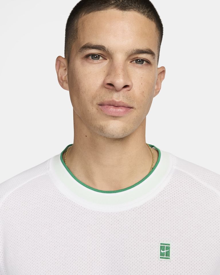Nikecourt Heritage Men'S Short-Sleeve Tennis Top