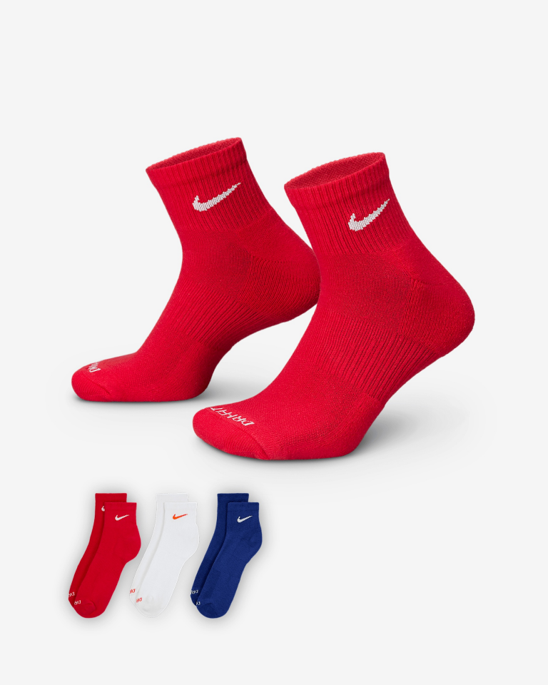 Everyday Plus Cush Ankle Çorap (3 Çift)