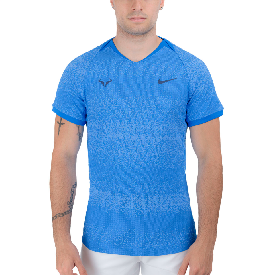Rafa NikeCourt Dri-FIT ADV Kısa Kollu Erkek Tenis Üstü