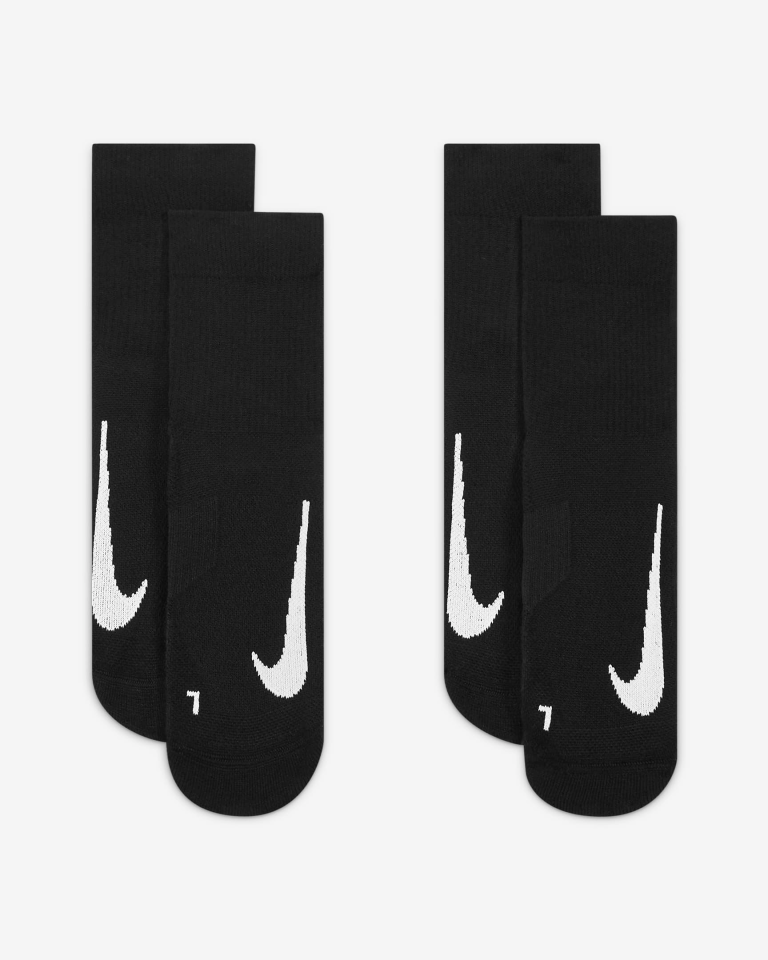NikeCourt Multiplier Max Tenis Bilek Çorapları (2 Çift)